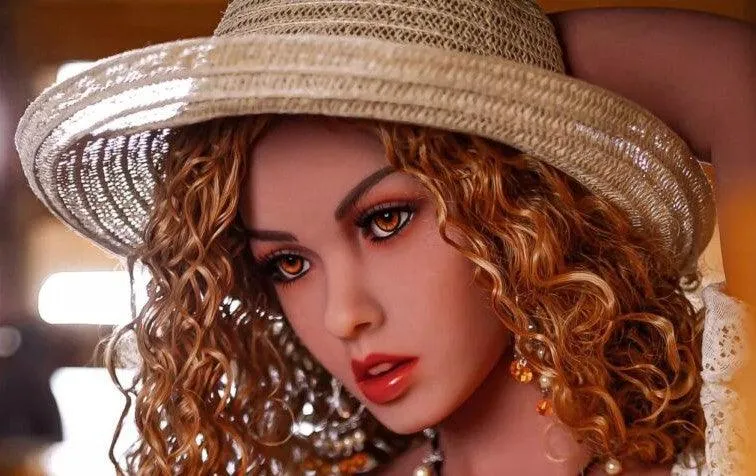 Neodoll Girlfriend Alexandra - Sex Doll Head - M16 Compatible - Tan