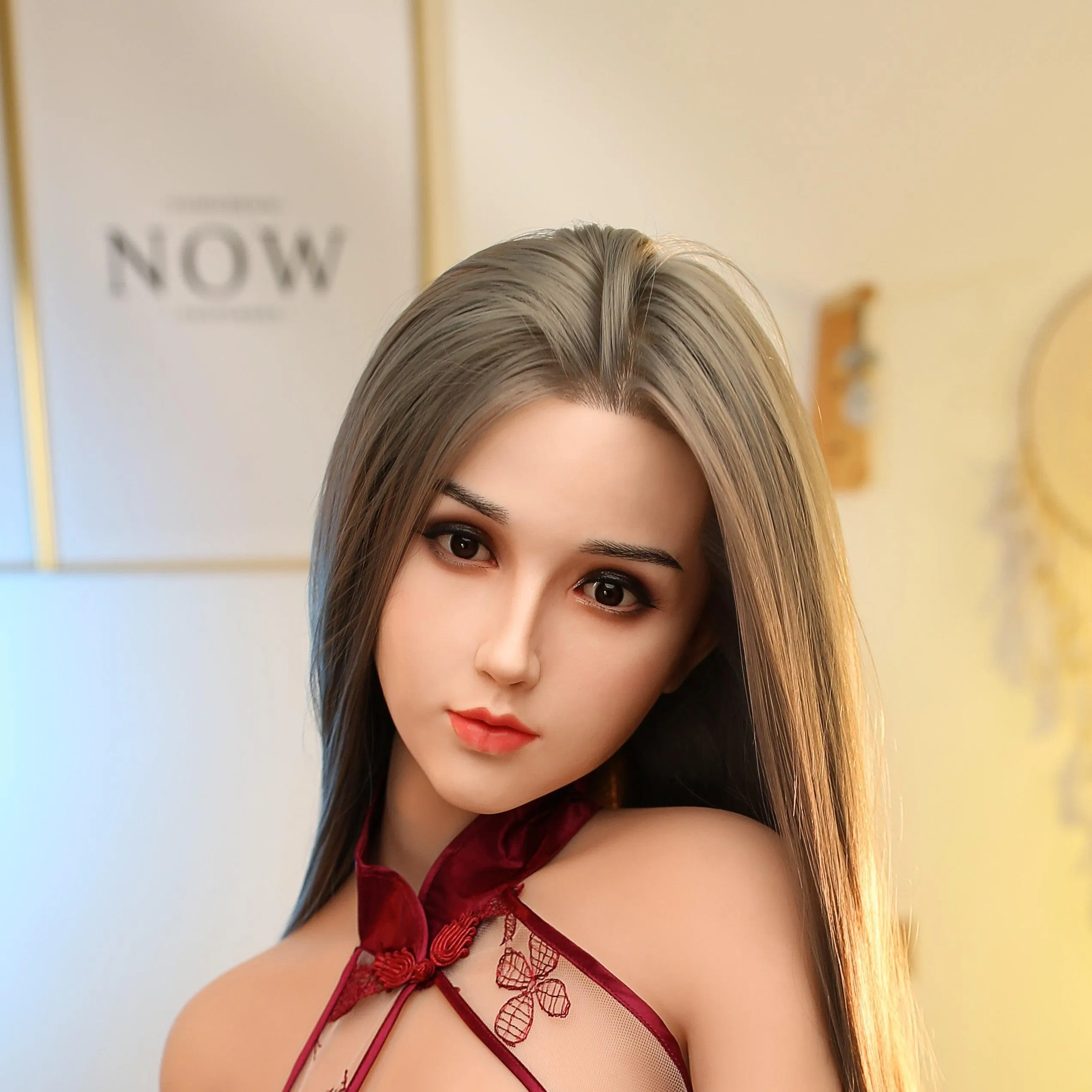 Neodoll Girlfriend Fatima - Sex Doll Silicone Head - M16 Compatible - Natural
