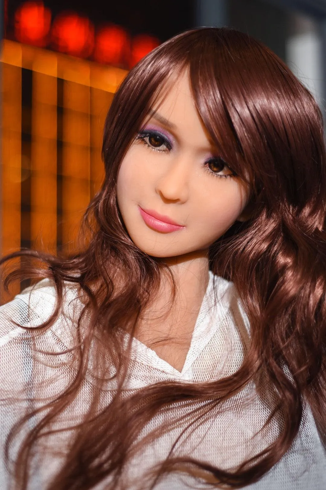 Neodoll Girlfriend Sienna - Sex Doll Head - M16 Compatible - Tan