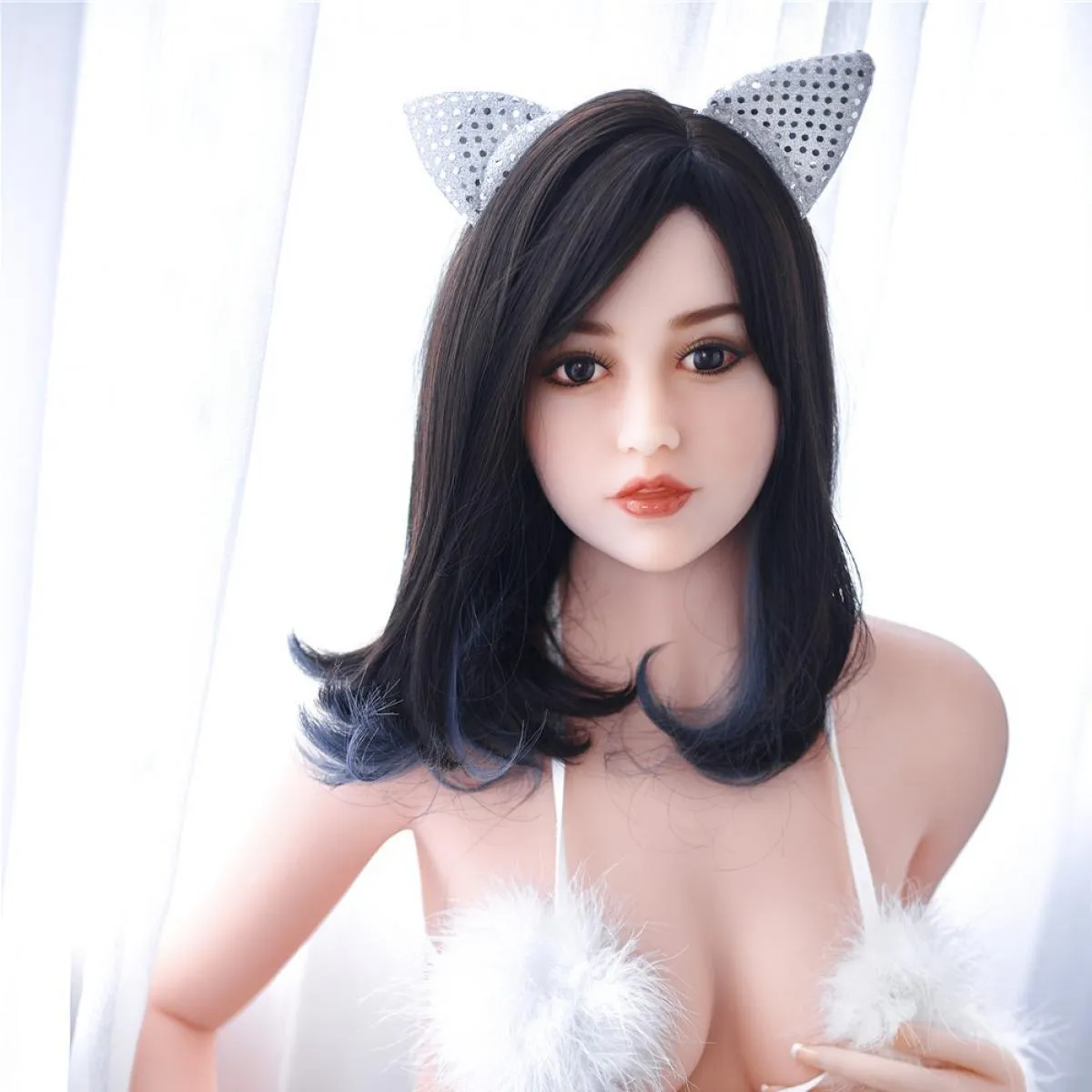 Neodoll Racy Amy - Sex Doll Head - White