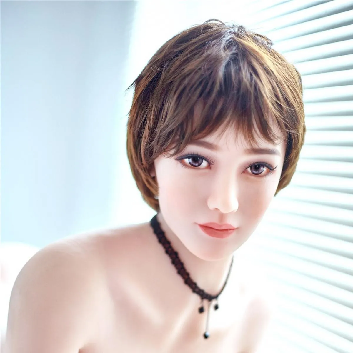 Neodoll Racy Fiona - Realistic Sex Doll Head- White
