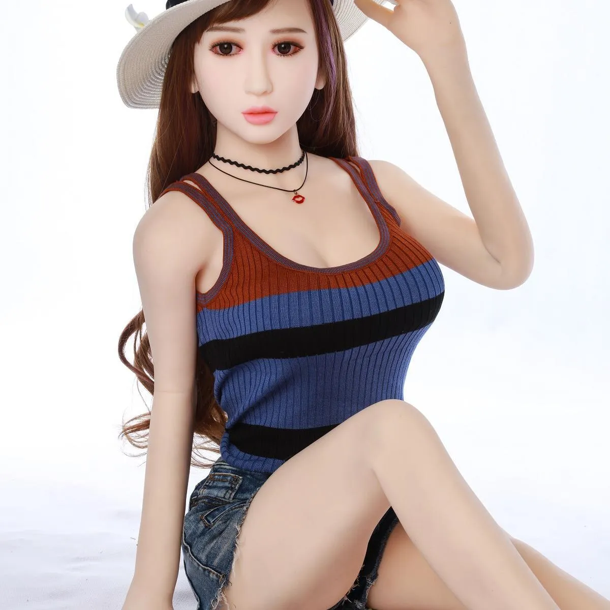 Neojoy Girlfriend Aubrie - Sex Doll Head - M16 Compatible - Natural
