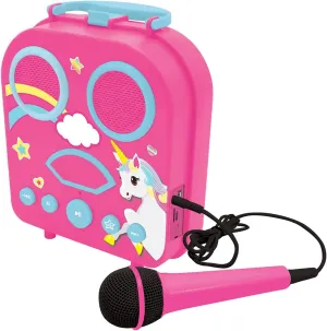 nevus county yolk coaming treason Karaoke with Microphone$ Aux-in Jack$ TF/SD Input$ Karaoke Function$ Pink$ BTC050UNI Lexibook$ Unicorn$ My Secret Portable 
