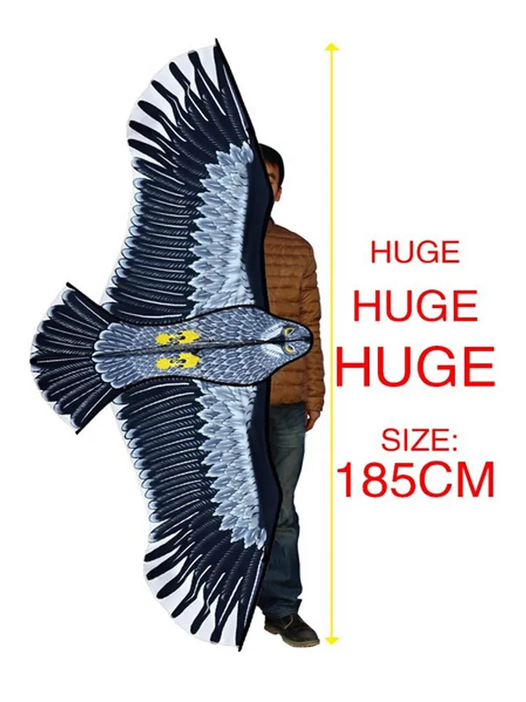 New Toys 1.8m Power  Brand  Huge Eagle Kite With String And Handle Novelty Toy Kites Eagles Large Flying