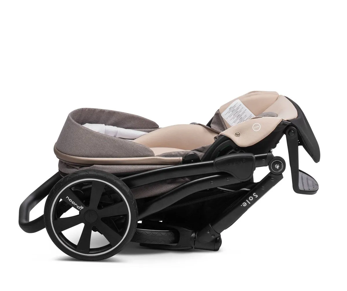 Noordi Sole Go 3in1 Essential Starter Travel & Nursery Bundle, Beige