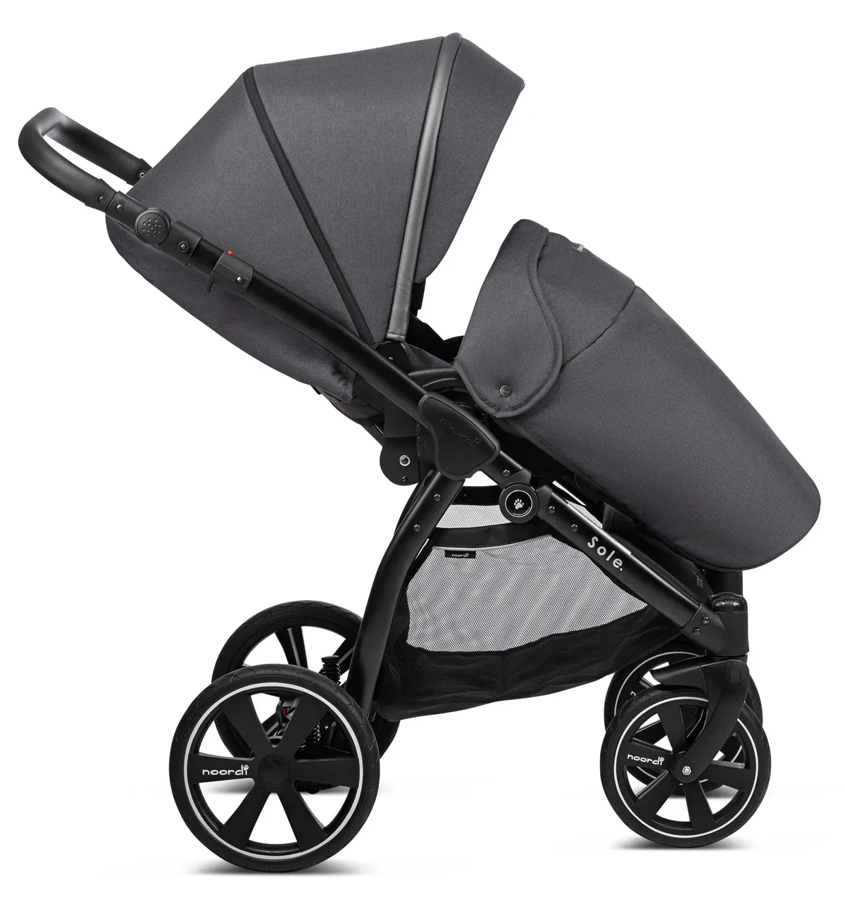 Noordi Sole Go 3in1 Essential Starter Travel & Nursery Bundle, Black