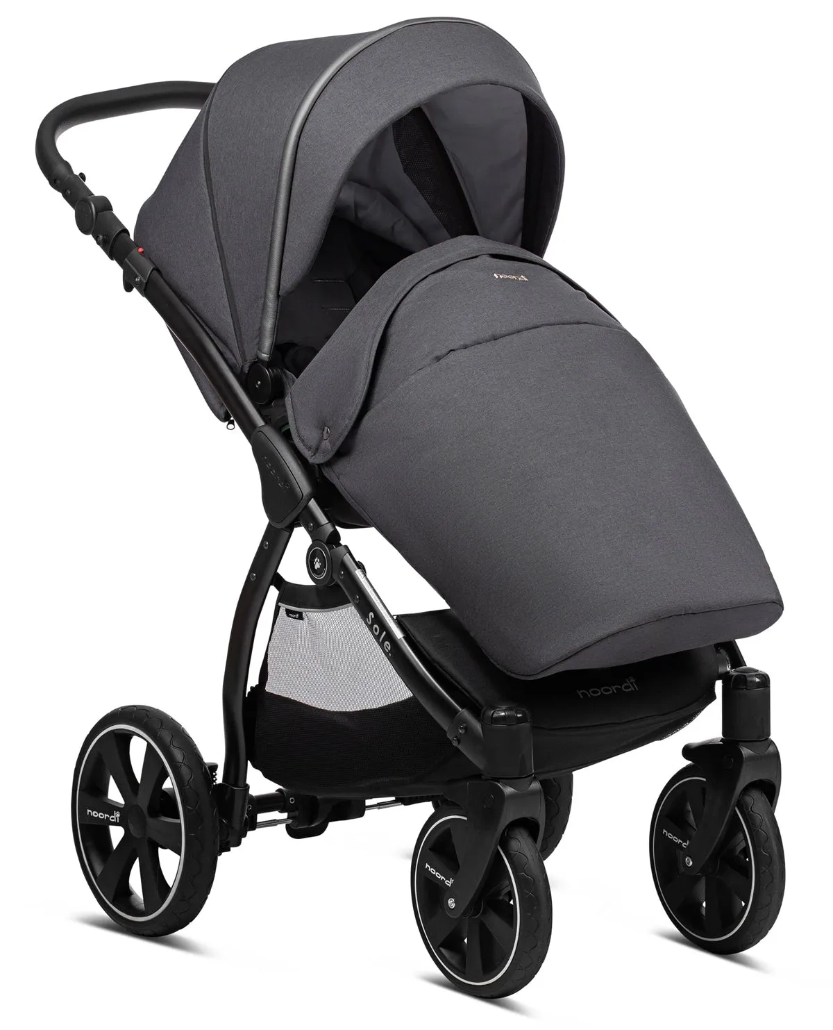 Noordi Sole Go 3in1 Essential Starter Travel & Nursery Bundle, Black