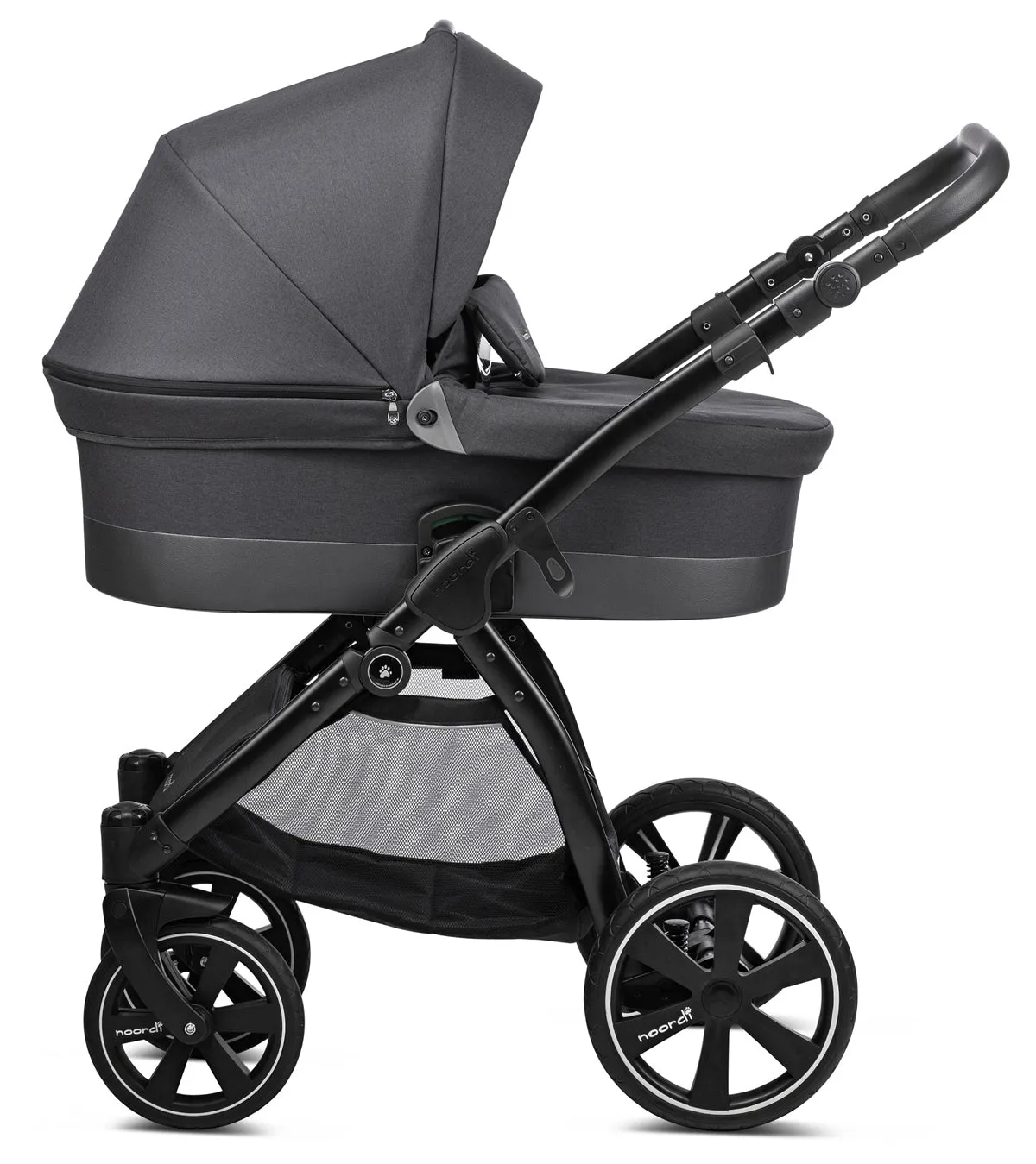 Noordi Sole Go 3in1 Essential Starter Travel & Nursery Bundle, Black