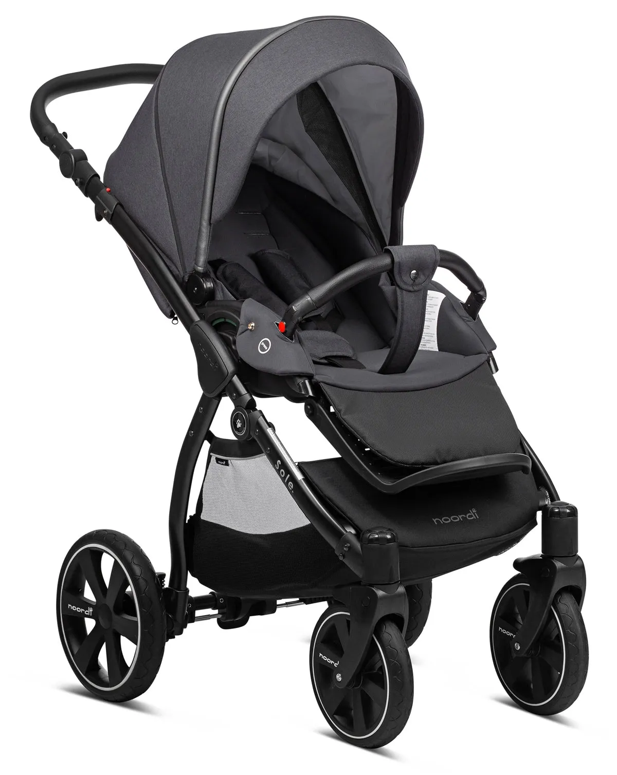 Noordi Sole Go 3in1 Essential Starter Travel & Nursery Bundle, Black