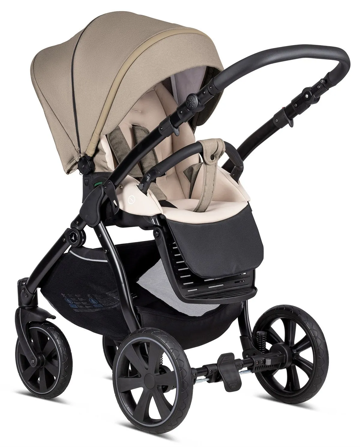 Noordi Sole Go 3in1 Essential Starter Travel & Nursery Bundle, Chateau Grey