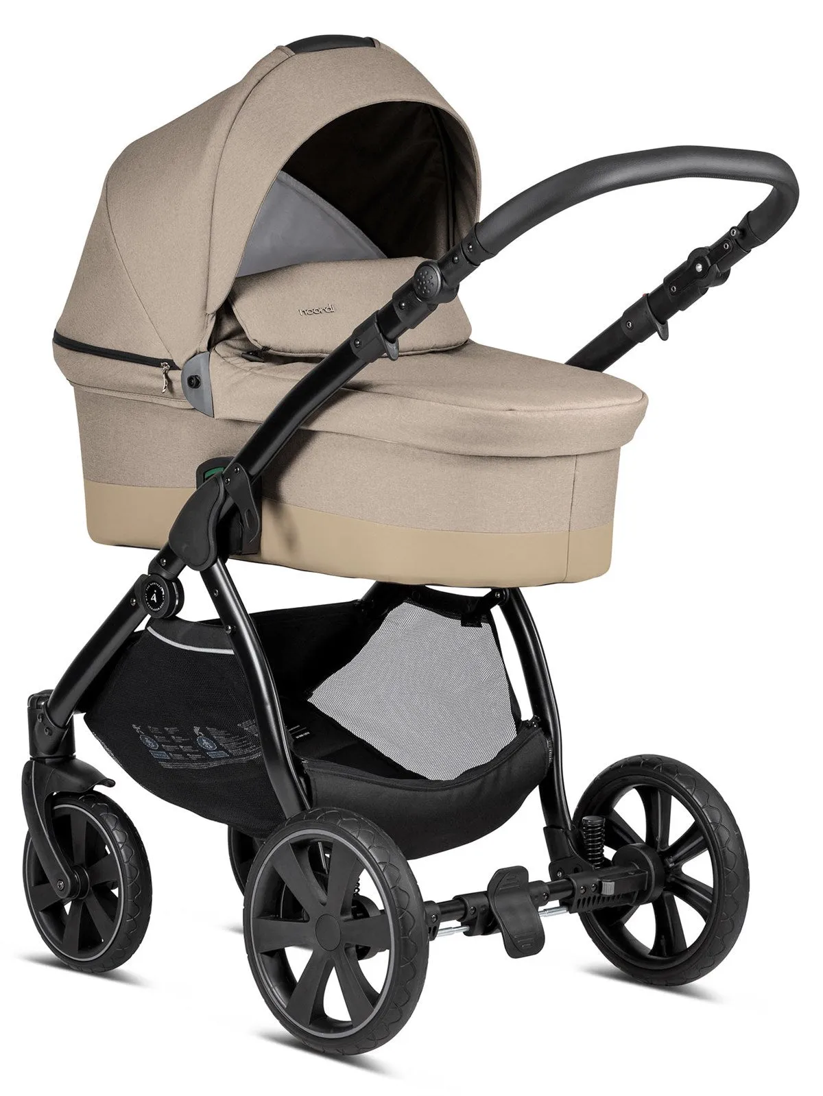Noordi Sole Go 3in1 Essential Starter Travel & Nursery Bundle, Chateau Grey