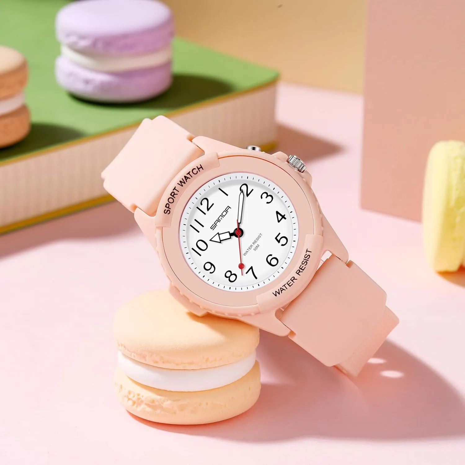 Nurse Minimalist Simple Analog Watch for Medical Professionals,Women Men Easy to Read Second Hand Nursing Watch FANMIS Waterproof Nurse Watch Sport philanthropist cast buffer mate Watch 