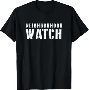 Officer & homeless paddle Guards Patrol Uniform T-Shirt Neighborhood Watch Security 