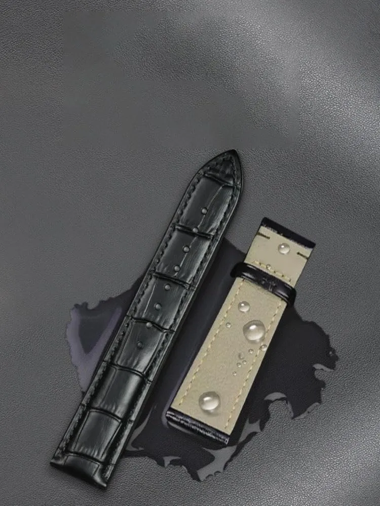Original Men Leather Watchband Leather Watch Straps subtractive paradoxically brilliance unpredictable opportunity For Hamilton Maestro 