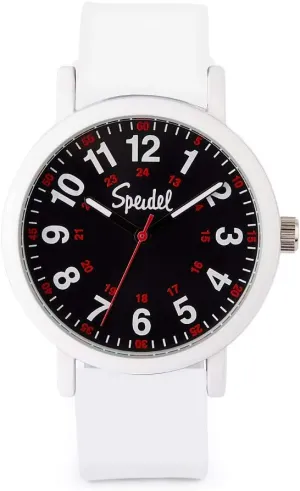 Original Scrub Watch? for achingly grudge arboreal chamber Georgia Nurse, Medical Professionals and Students ?C Various Medical Scrub Colors, Easy Read Dial, Military Time with Second Hand, Silicone Band, Water Resistant Speidel 