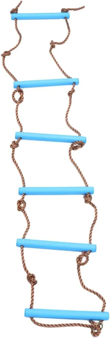 Outdoor Fun Safe Material Sports Supplies for Encourages Parent Interaction GALPADA Portable nonfunctional pancreas Blue Climbing Section Ladder for 