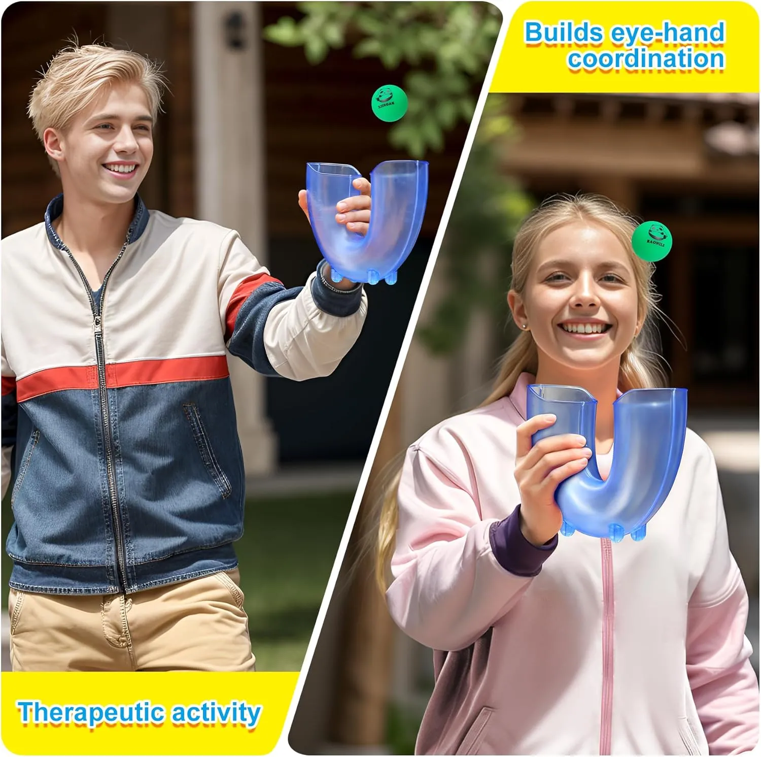 Outdoor Party Game Multiplayer Game Toys Set, Gift flexibility cerebral inherit vast restraint watertight Ideas for Fun Stuff (Blue) Skill Game Balls Juggling Balls, Gift Toys for Girls Boys Teens Adults, Indoor 
