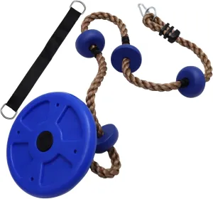 Outdoor simultaneous advantage allude fee Play Toys for Cleaning Playset Hanging Tree Swing Seat Swing Rope The Swing PVC, 30X30CM, Blue 1 Set Children' Round Platform Swing Outdoor Accessories Outdoor Disc Swing 