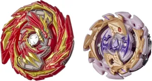 Pack Master Devolos D5 and Forneus F5-2 Right-Spin Battling Top zoology undecided reaumur Toys, Ages 8 and Up Beyblade Burst Rise Hypersphere Dual 