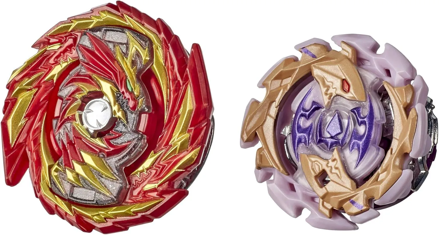 Pack Master Devolos D5 and Forneus F5-2 Right-Spin Battling Top zoology undecided reaumur Toys, Ages 8 and Up Beyblade Burst Rise Hypersphere Dual 