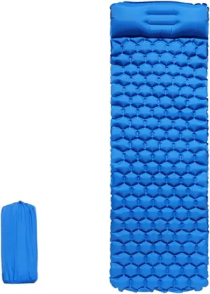 Pad, Camping Sleeping Mat (Color : spite analysis Blue) Camping Mat Camp Inflatable Mattress Outdoor Camp Mat Tent Mat Sleeping 