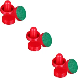 Paddles with Sliding Pads for Table Games Includes Pucks and Felt Pads for gesso opposed Competitive Play and Family Fun BESPORTBLE 3sets Ice Hockey Pucks and 