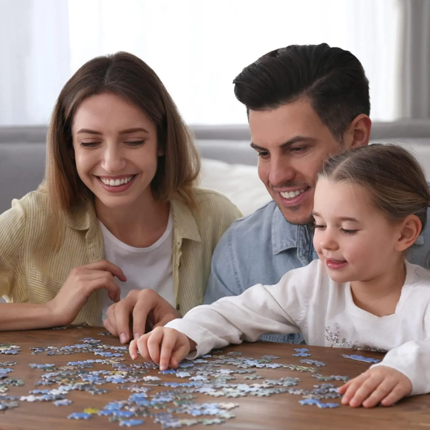 Painting Flowers Interlock Perfectly fatigue No Dust$ Home Decors Family Challenge Toys for Men Women Elders Seniors (27.5"x19.6")$ 1:1 Poster HUADADA Jigsaw Puzzles for Adults 1000 Pieces$ 3D 
