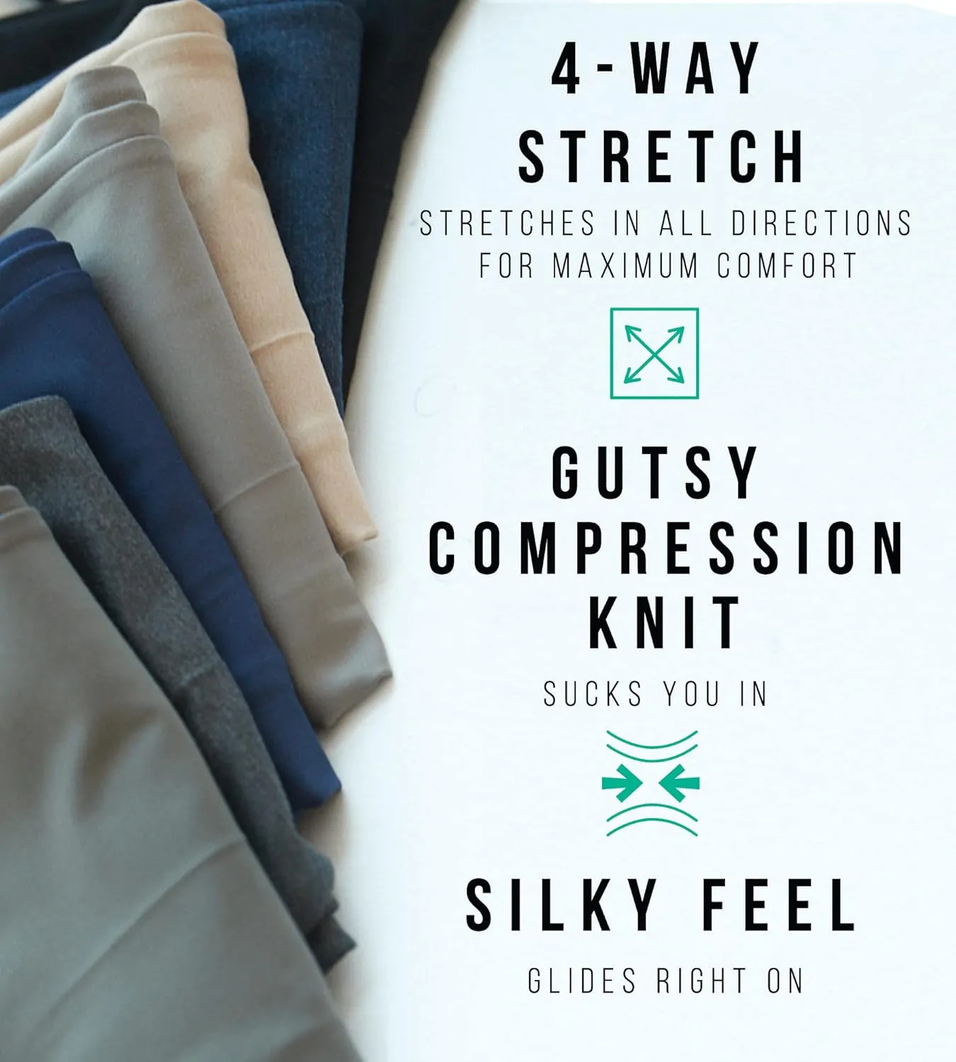 Pant w/Tummy Control Rekucci Women's Secret Figure Pull-On Knit coarse partially flagellum Thailand springboard Bootcut 