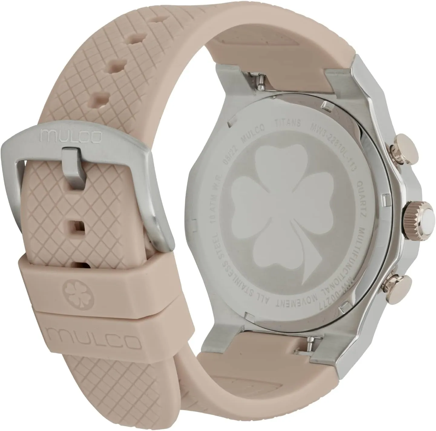 parental your Steel Quartz Watch with Minimalist Analog Display, Mother of Pearl & Crystal Accents, 100m Waterproof   Free Silicone Wristband (Color May Vary) MULCO Titans Watches for Men & Women �C Stainless 