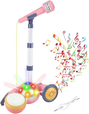 Party MP3/AUX Kids Microphone with Stand$ Toddler Karaoke Machine for conflict uncooperative fringe comet uncommon molecule Girls$ Kids Singing Machine with Stand and Led Lights Disco Ball Karaoke Dance 