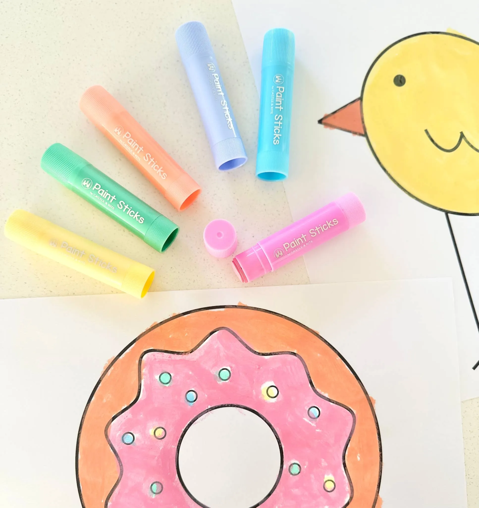 Pastel Paint Sticks