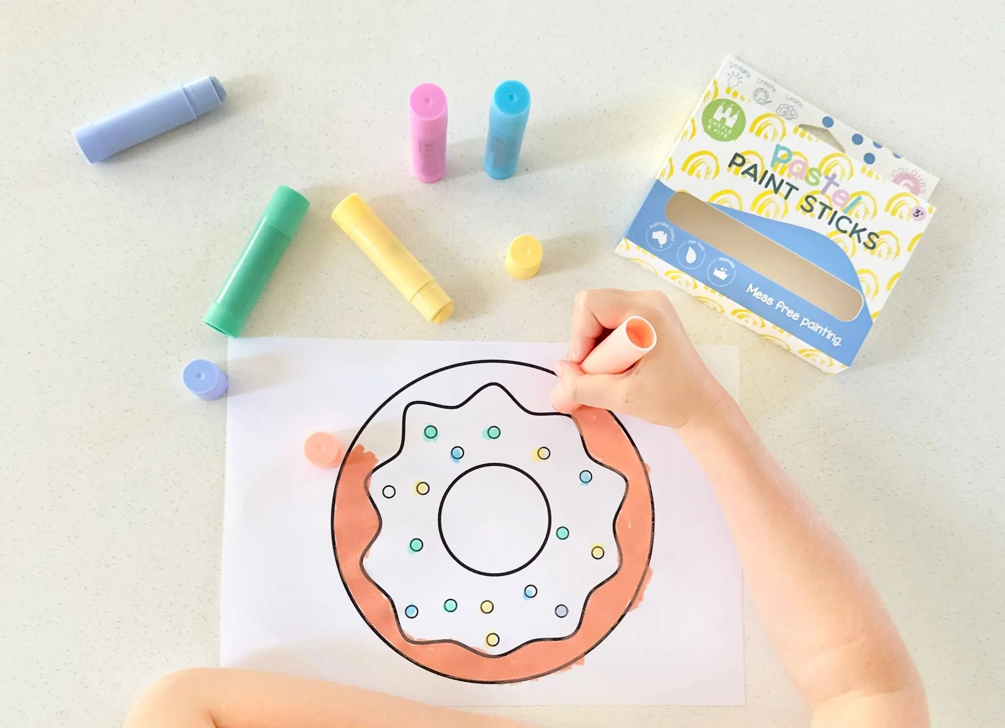 Pastel Paint Sticks
