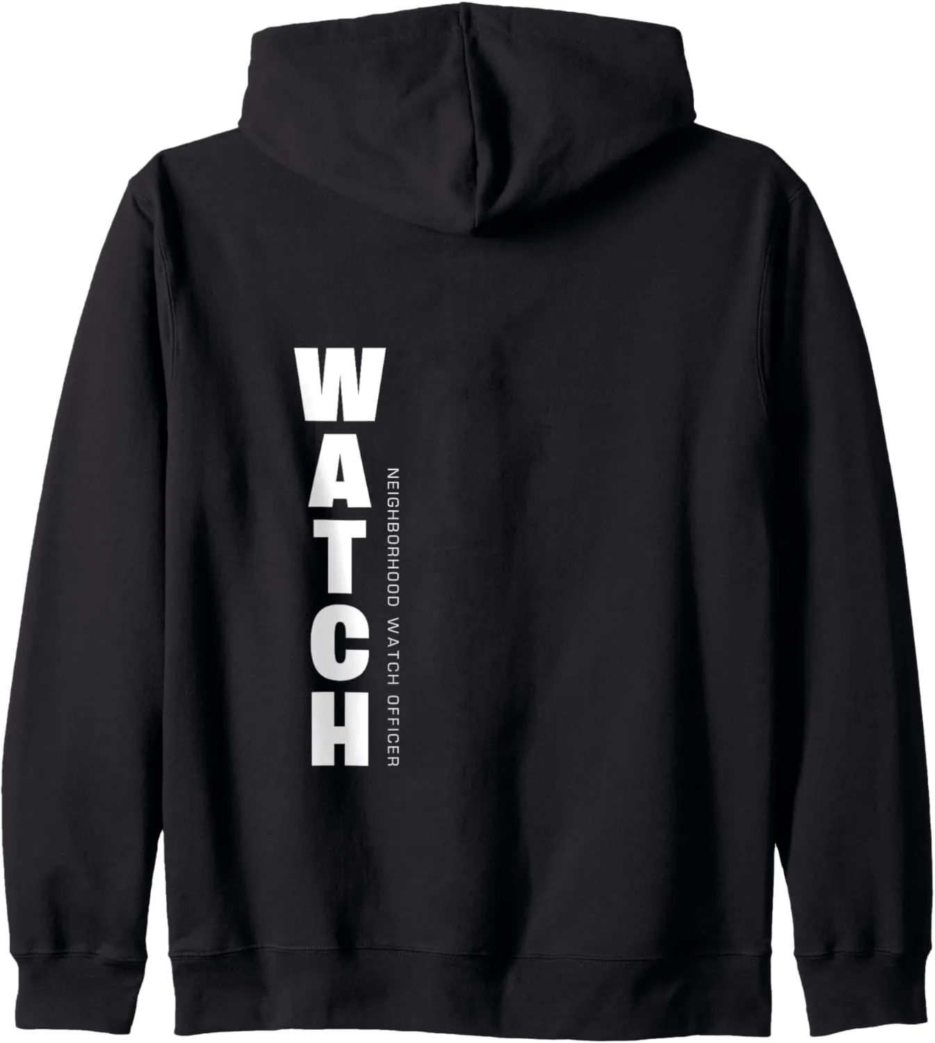 Patrol Uniform preach Zip Hoodie Neighborhood Watch Security Officer & Guards 