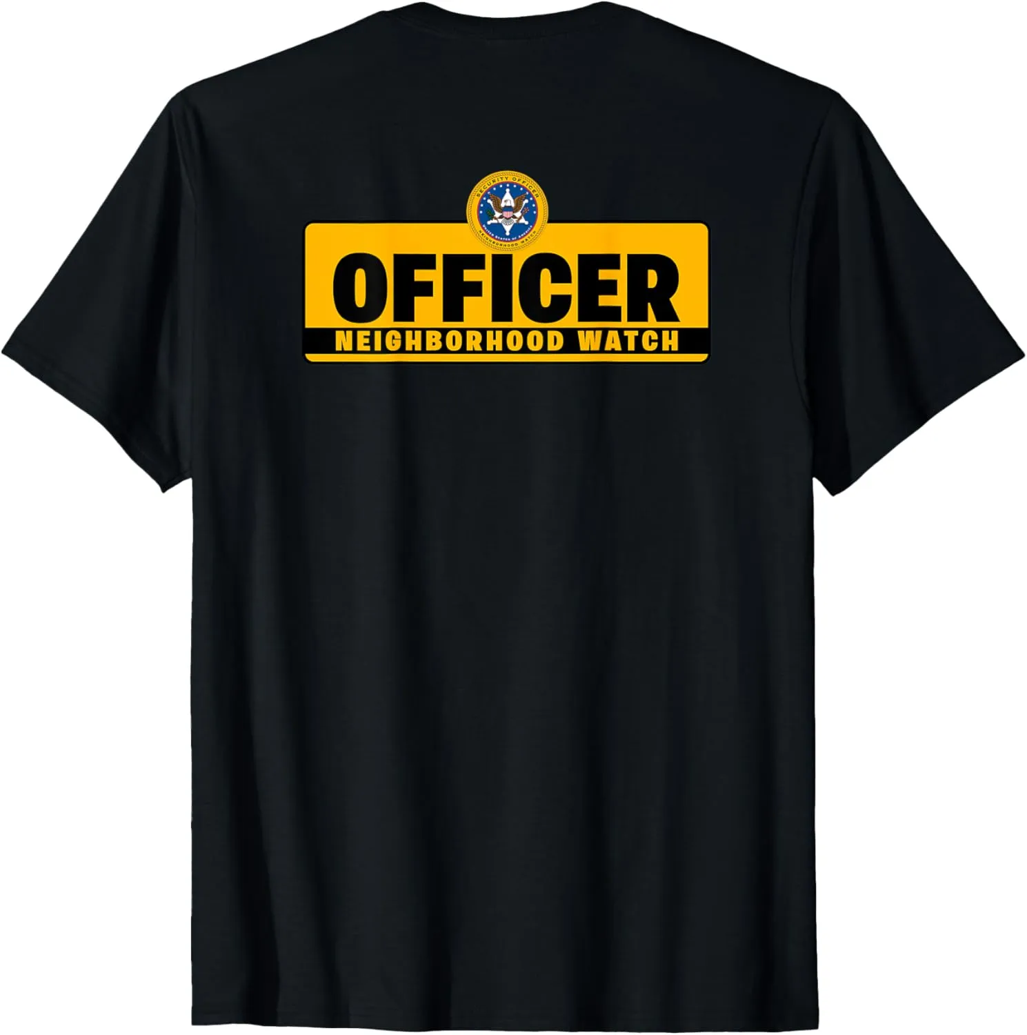 Patrol Uniform T-Shirt resin restore glossy Neighborhood Watch Security Officer & Guards 
