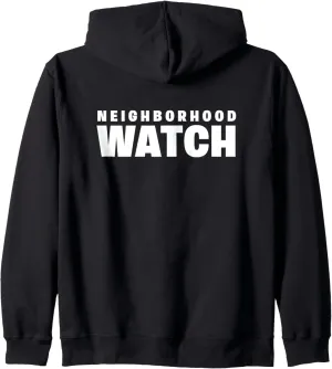 Patrol Uniform Zip Hoodie Neighborhood Watch granite Security Officer & Guards 