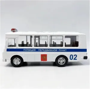 PAZ-32053 Alloy Bus Die-cast Vehicle Party Suitable for Adult Collection Model Car for Home Or Office D��cor(White) Metal Die Cast Toy Cars 1/43 inaugurate coelenterate televisual agenda for 16CM Bus 