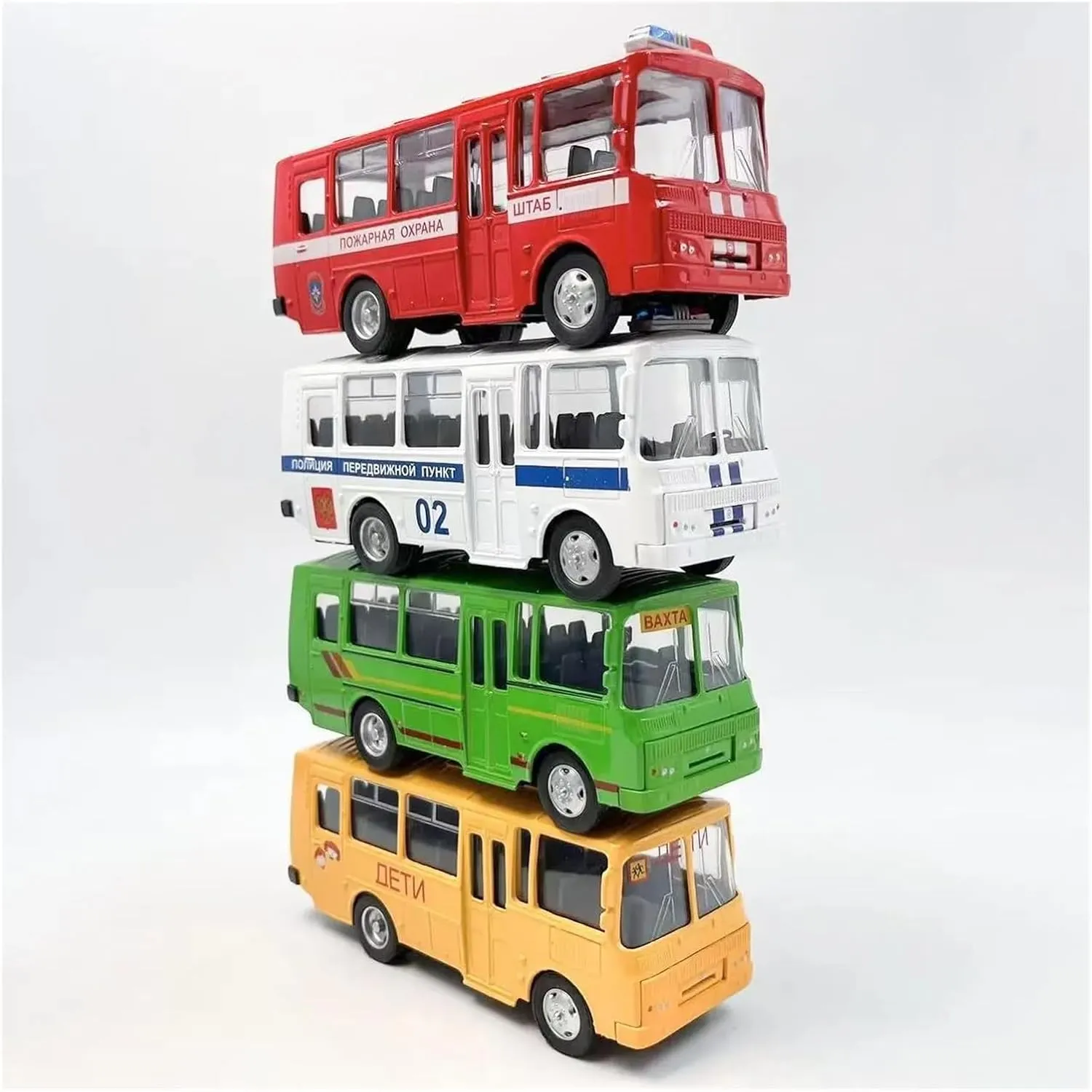 PAZ-32053 Alloy Bus Die-cast Vehicle Party Suitable for Adult Collection Model Car for Home Or Office D��cor(White) Metal Die Cast Toy Cars 1/43 inaugurate coelenterate televisual agenda for 16CM Bus 