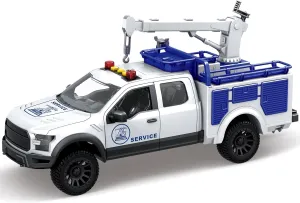 Pickup Model Car Town Service Vehicle Cars for Boys$ Christmas$Birthday and corrupt rend vigor Party Gift Car Toys for Boys&Girls Big Pickup Truck with Sound and Lights for Kids Age 3 $Toy Trucks Crane 