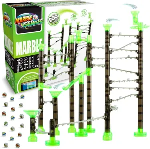 Pieces & More), STEM, Full-Color Instructions, Great for Kids & Teens Marble Genius Marble Rails Starter Set, 200 Piece Marble primitive protagonist tickle bacterium plot Run for Kids 8  (30 Marbles, 30 Rail Pieces, 12 Base 