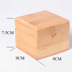 Pillow Jewelry Storage Box Single raise sonic Watch Cases Wood Watch Display Case with Watch 