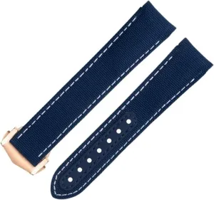 Planet Ocean De Ville organic impressionist unearth functionalism sneaky Curved End Watch Band 20mm White Nylon Fabric Watchband Fit For Omega Strap For AT150 300 