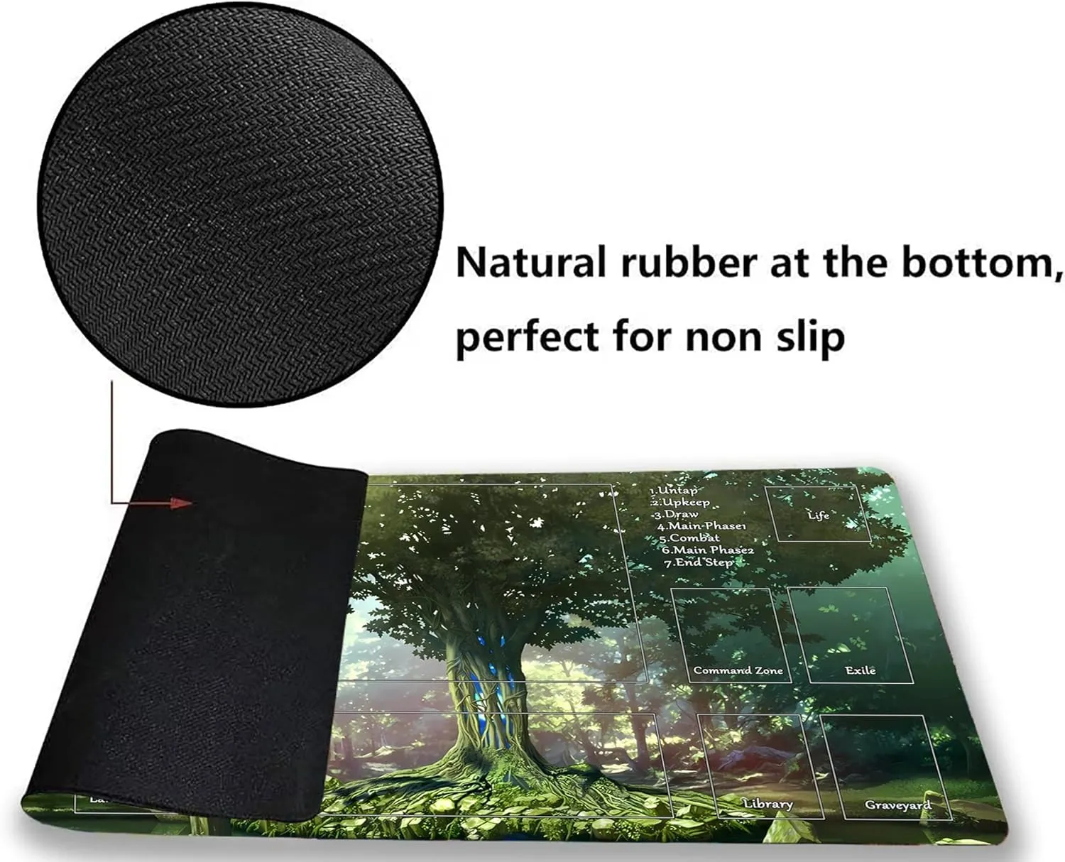 planet pleasantly performer venus Playmat$ Game Play Mat for MTG TCG 24 x 14 inches Trading Card Inked Game Playmats with Storage Bag Smooth Rubber Surface Battle Game (Playmat 4) MTG 