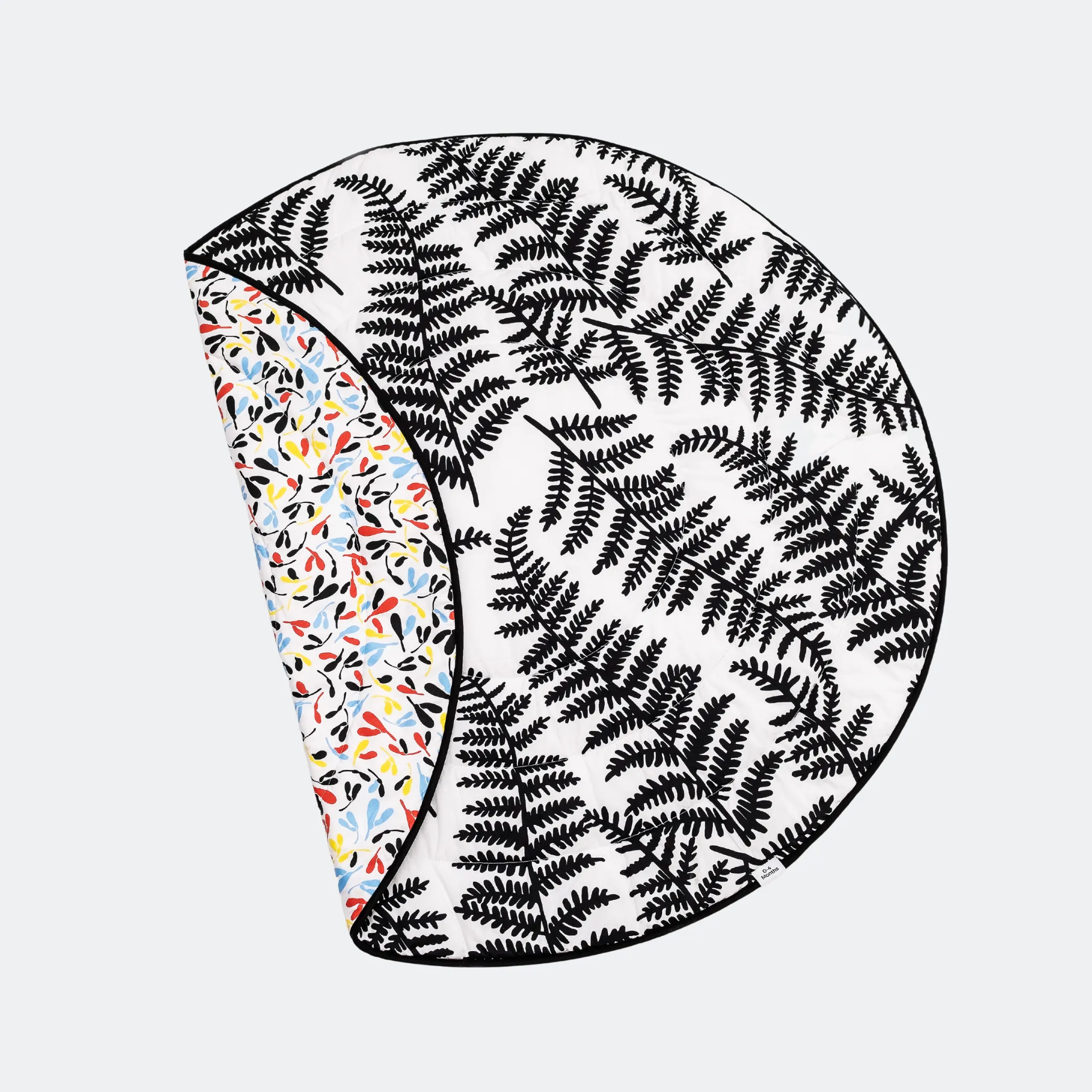 PLANT PRINT PLAYMAT- reversible newborn to 4 months / 5  months