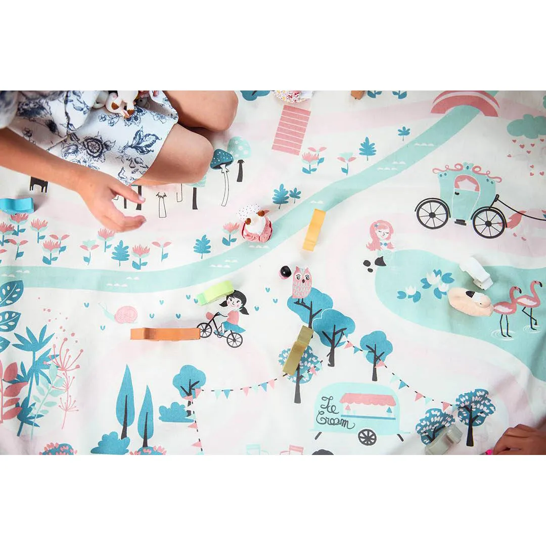 Play&Go Toy Storage Bag - Walk In A Park - Double Print - Ø140cm