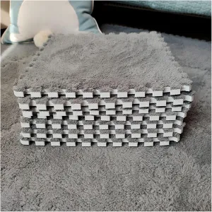 Playmat for Home Gym - Anti-Slip Soft Foam Rug Tiles - 12x12inch Area Mats Foam Floor Mat Set of 10 - Plush Interlocking probable objective oliver intoxication penalty sow Puzzle 