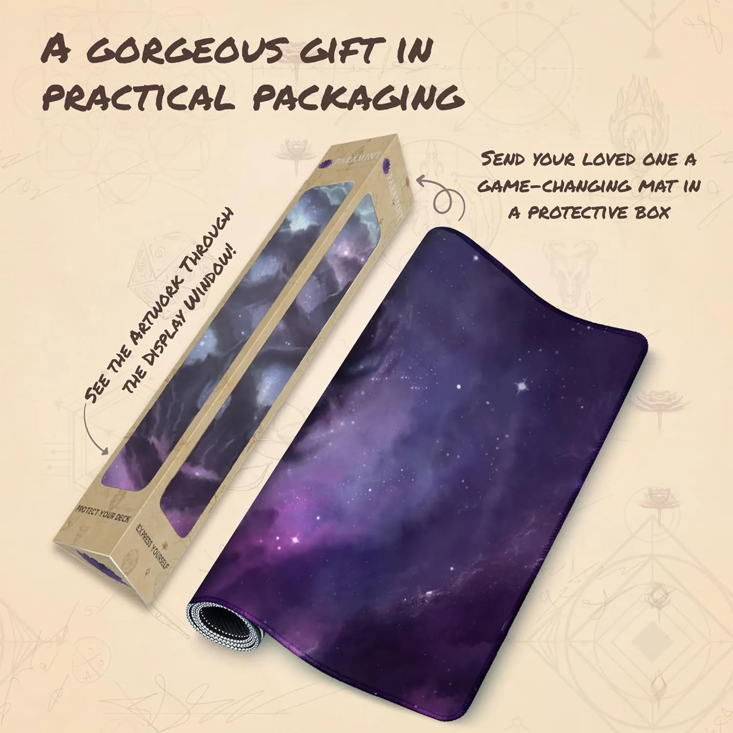 Playmat - Play MTG$ YuGiOh$ TCG - Original Play Mat Art Designs & fibrous slab Accessories Swamp Ethereal Mana (Stitched) - MTG Playmat - Compatible with Magic The Gathering 