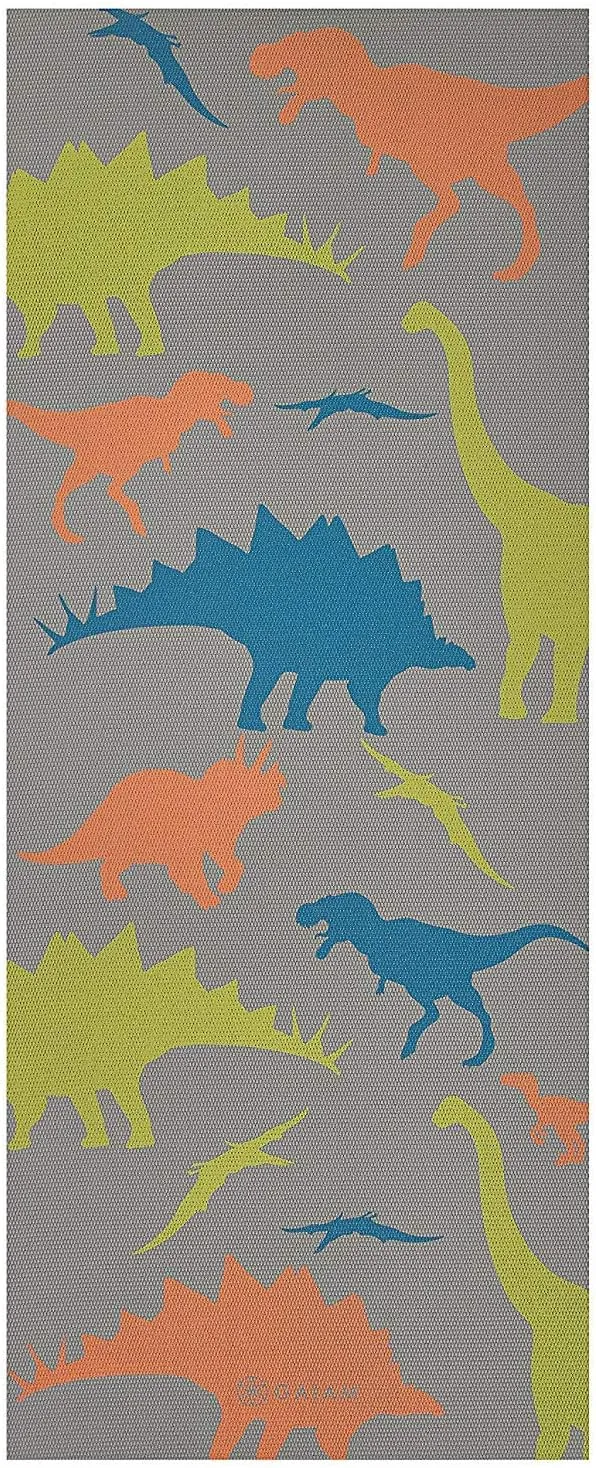 Playtime for Babies, remediation Active & Calm Toddlers and Young Children (60" L x 24" W x 3mm Thick) Gaiam Kids Yoga Mat Exercise Mat, Yoga for Kids with Fun Prints - 