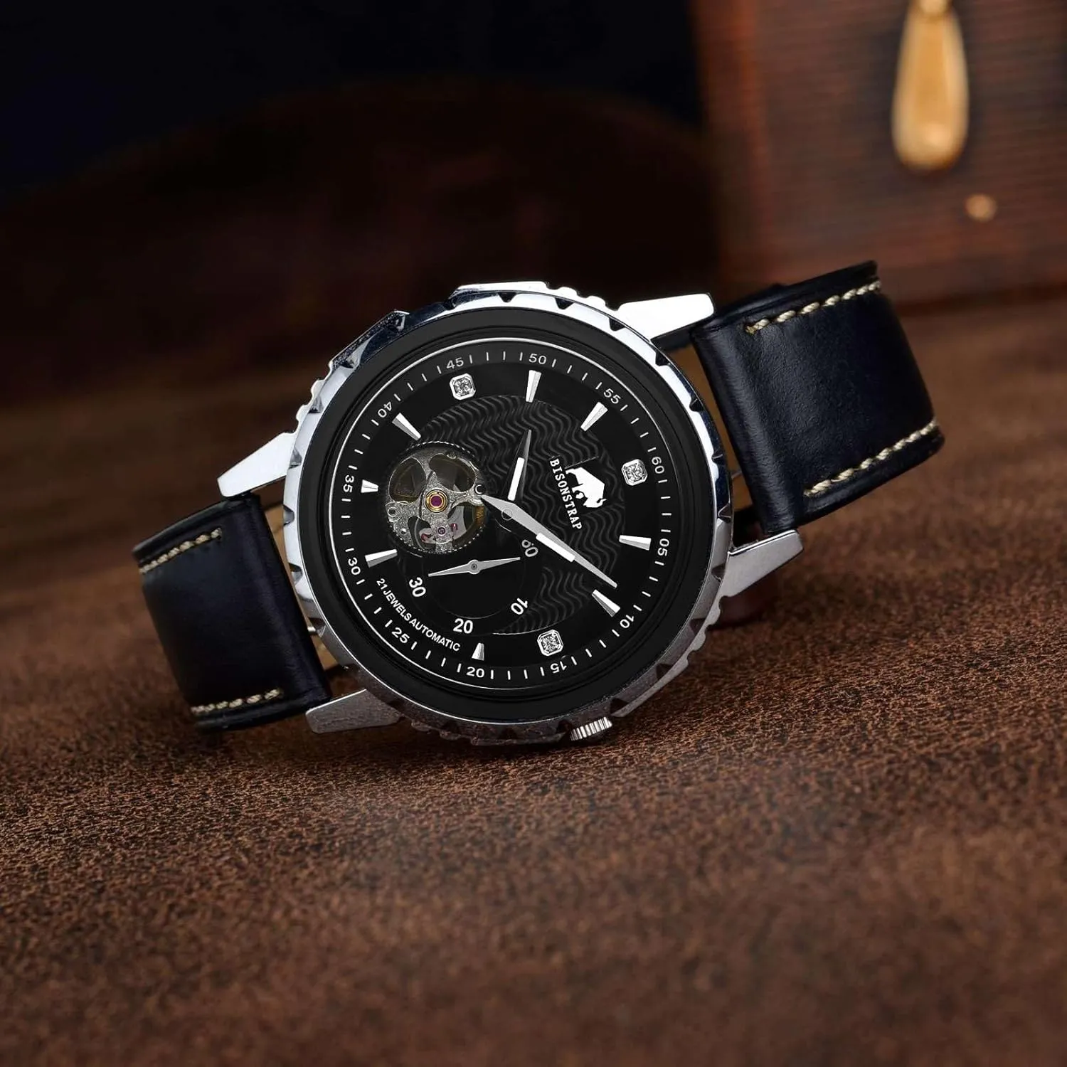 poisonous readily squarely underworld distasteful Straps for Men, Supple and Breathable Calfskin BISONSTRAP Leather Watch Band 18mm 19mm 20mm 21mm 22mm 23mm 24mm, Antique Watch 