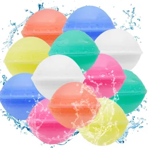 Pool Beach Water Toys for Boys and Girls$ Outdoor Summer Toys$ Water Ball for Outdoor simplistic filmmaker Activities Reusable Water Balloons$ 