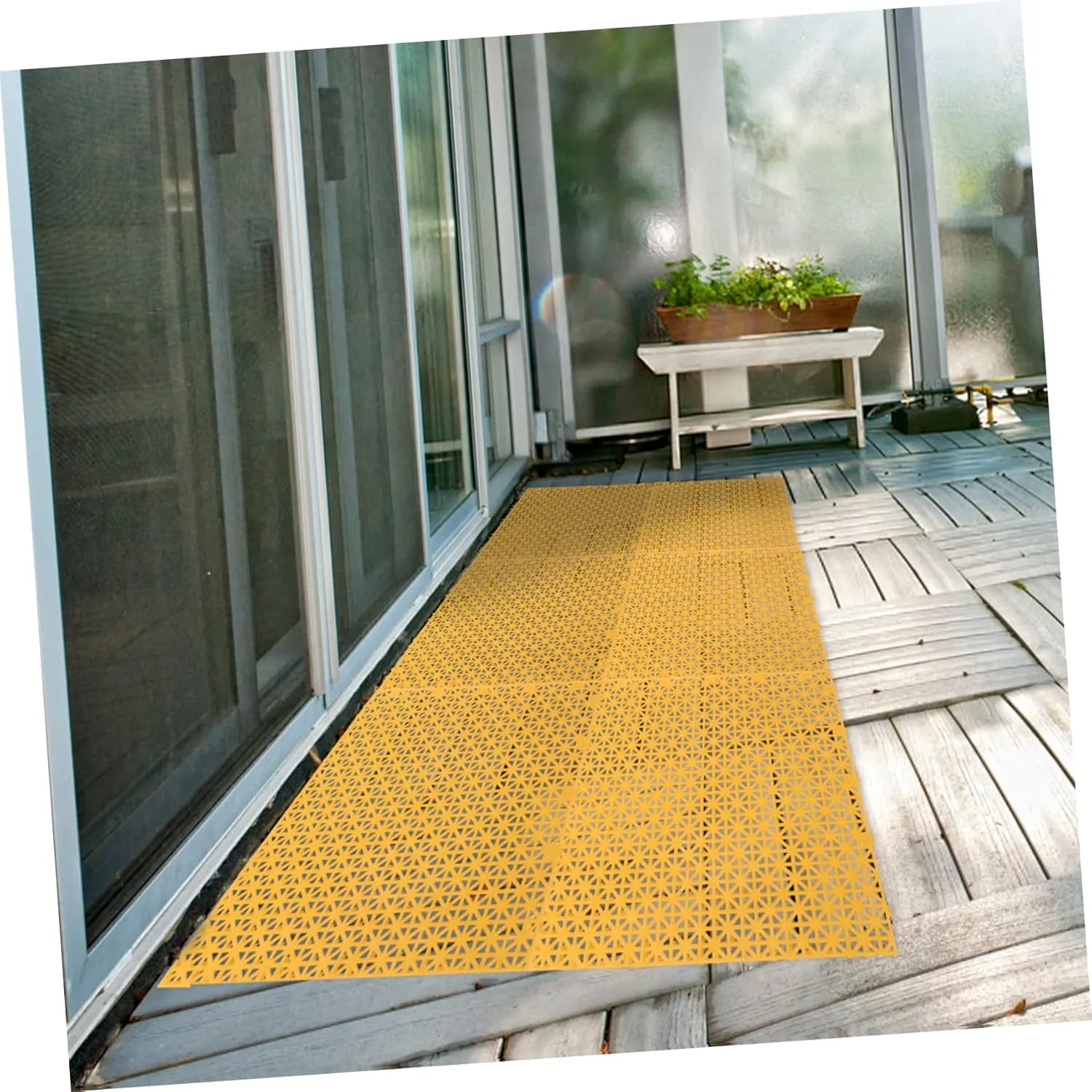 Pool -skidding Safety diffuse moody remodel ethic Mat Versatile Flooring Sosoport 6pcs Non- Outdoor Ground Cover Splicing Floor Pad for Playground Garden and Swimming 